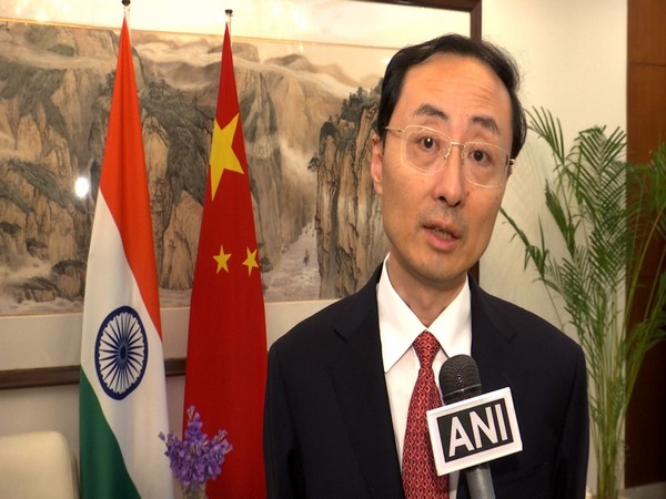 Sun Weidong, the Chinese Ambassador to India speaking to ANI in New Delhi (Photo/ANI)