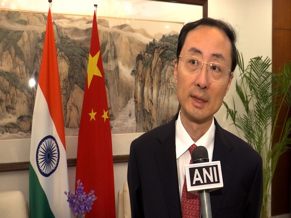 Sun Weidong, the Chinese Ambassador to India speaking to ANI in New Delhi (Photo/ANI)
