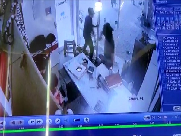 CCTV footage of the crime scene in Indore. 