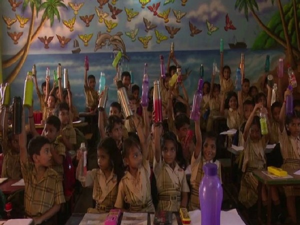 The students of Indraspratha Vidyalaya, Karnataka on Wednesday