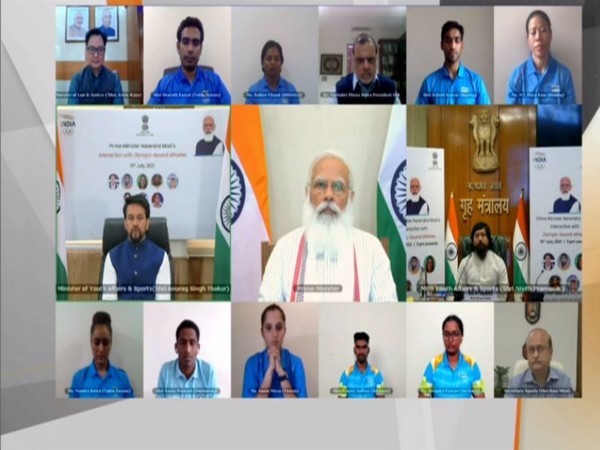 PM Modi interacts with athletes ahead of Olympics.