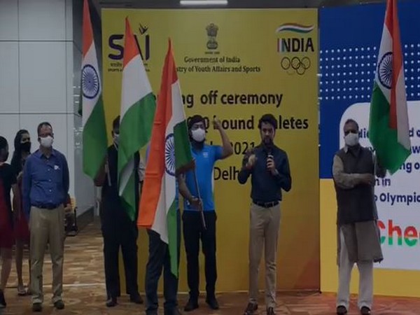 Anurag Thakur gives send off to Oly athletes