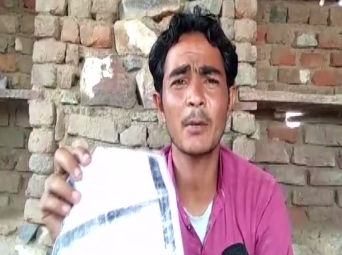 Pehlu Khan's son Irsad Khan while speaking to ANI on Saturday. Photo/ANI