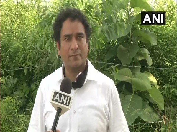 Rohit Mehta, IRS officer who is also known as Green Man of India speaking to ANI. (Photo/ANI)