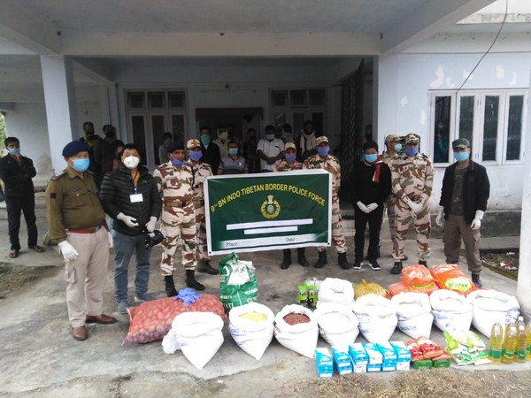 ITBP reach out to far flung areas of Himalayan range, facilitates distribution of essential items. Photo/ANI
