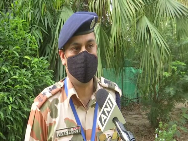 ITBP PRO Vivek Kumar Pandey (Photo/ANI)