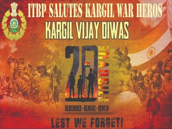 ITBP kick-started eight day Kargil Vijay Diwas celebration program on Saturday. (Photo tweeted by ITBP)