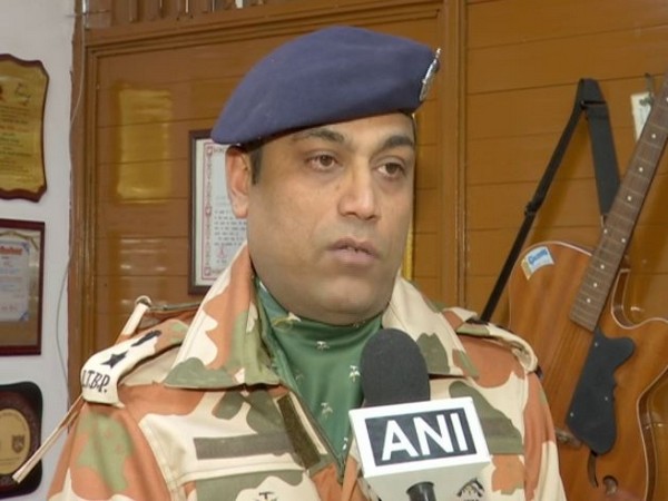 Vivek Pandey, PRO, ITBP speaking to ANI on Tuesday. Photo/ANI