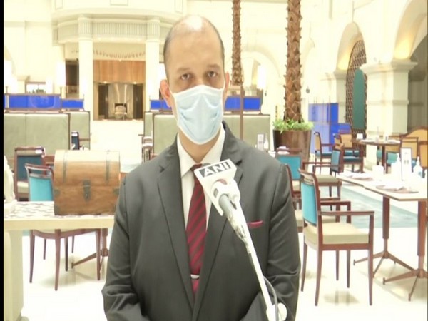 Keenan McKenzie, Hotel Manager, ITC Maratha speaking to ANI on Wednesday. Photo/ANI