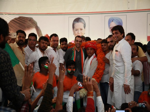 Srinivas BV took oath as national president of Indian Youth Congress on Wednesday. 