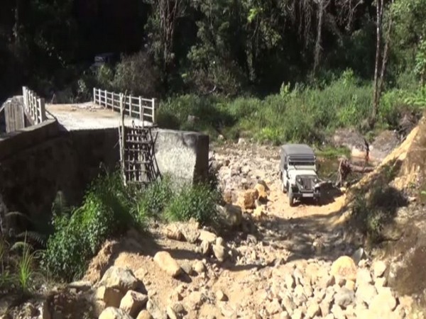 Visuals of the road connecting (Photo/ANI)