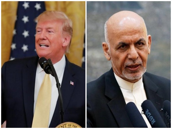 US President Donald Trump and his his Afghan counterpart Ashraf Ghani