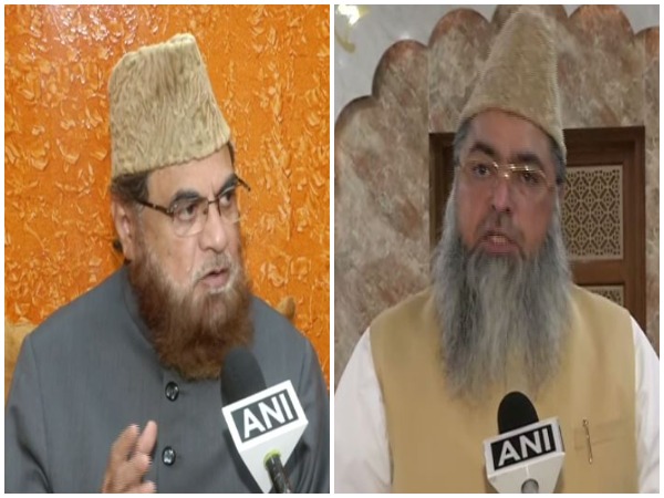 Mufti Mukarram and Umer Ahmed Ilyasi speaking to ANI on Friday. Photo/ANI