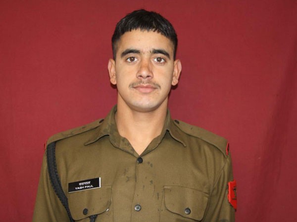 Army rifleman Yash Paul lost his life in ceasefire violation by Pakistan in Sunderbani sector on Thursday. Photo/ANI