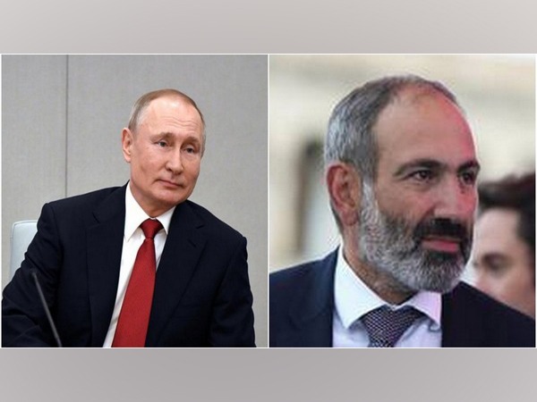 Armenian Prime Minister Niol Pahinyan and Russian President Vladimir Putin 