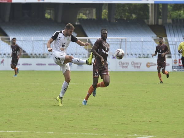 Mohammedan Sporting in action against Gokulam Kerala. (Photo/ Durand Cup)