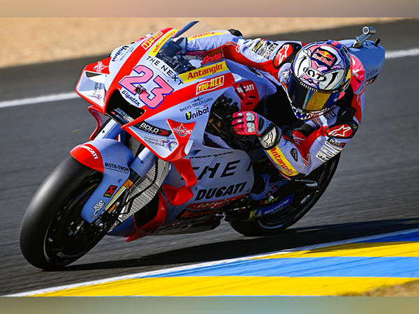 Enea Bastianini of Gresini Racing in action at French Moto GP (Image: World Moto GP)