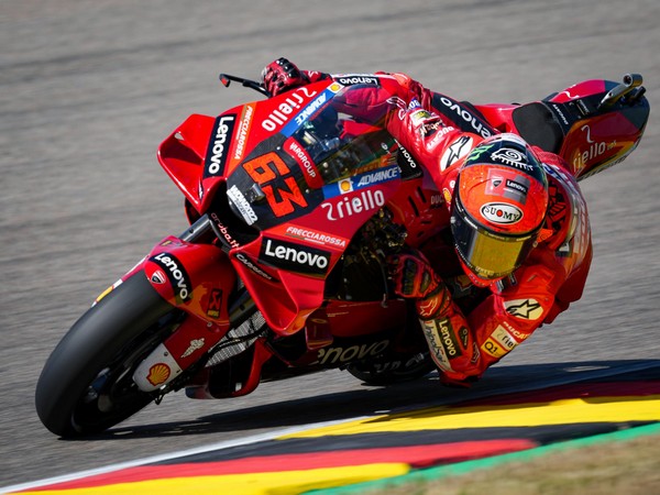 Ducati Team's Francesco Bagnaia in action during German Moto GP (Image: Team Yamaha)