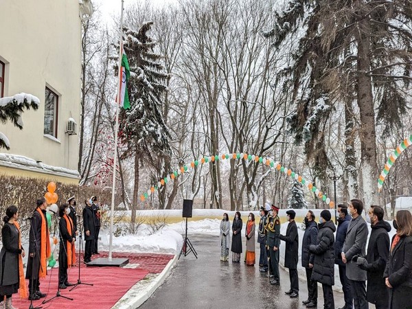 Indian Embassy in Moscow observes 73rd Republic Day (Twitter/@IndEmbMoscow)