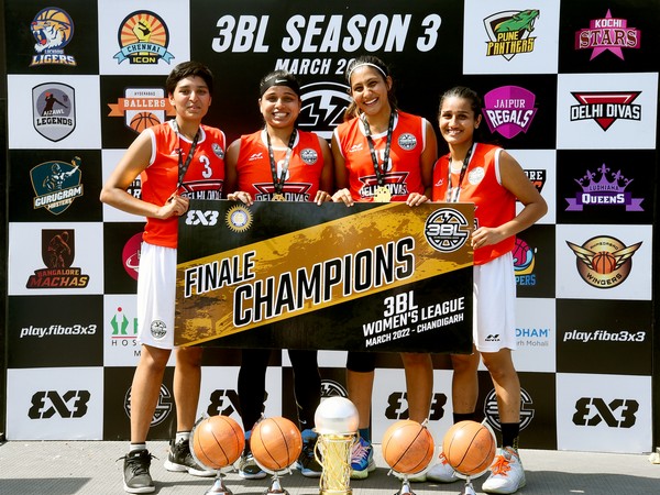 Delhi Divas after being crowned Women's Champions of 3X3 PBL (Image: BFI)
