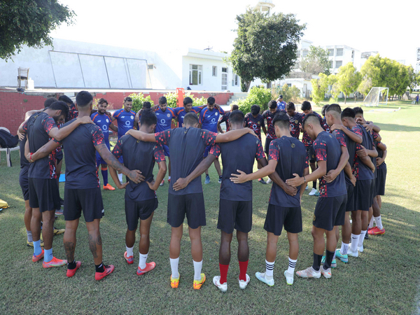 RoundGlass Punjab FC team ahead of I-League 2022-23 (Image: RGPFC)