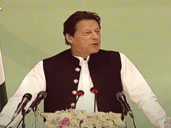 Pakistan Prime Minister Imran Khan speaking at the Council of the Foreign Ministers (CFMs) of the Organisation of Islamic Cooperation (OIC) on Tuesday.