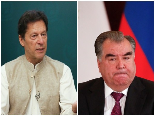 Pakistan Prime Minister Imran Khan and Tajikistan President Emomali Rahmon