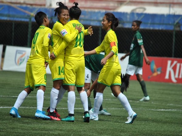 KRYPHSA players celebrating after scoring a goal. (Photo/Indian Football Team Twitter)