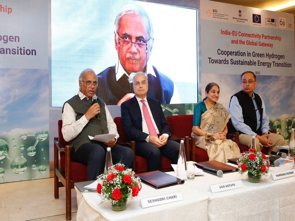 India-EU Connectivity Partnership and the Global Gateway - discussion on Cooperation in Green Hydrogen. (Twitter/RIS)