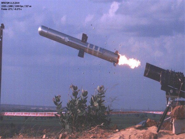 India on Wednesday successfully test-fired the man-portable Anti Tank Guided Missile (MP-ATGM) from a firing range in Andhra Pradesh's Kurnool.