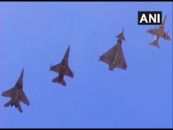 India-Oman bilateral 'Ex Eastern Bridge-V' aerial exercise underway in Masirah on Friday.