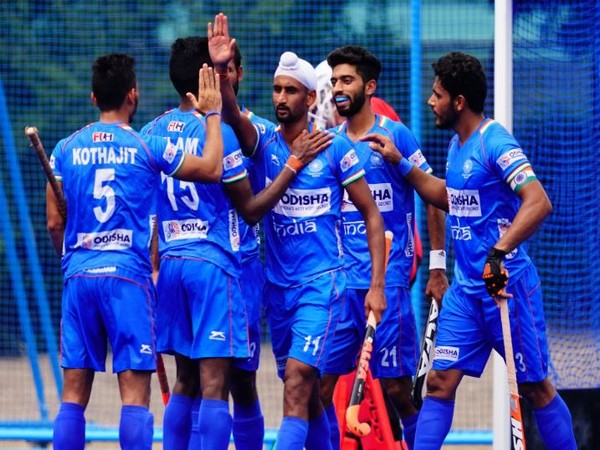 India win Olympic Test Event, secure 5-0 win over New Zealand at Oi Hockey Stadium here on Wednesday. (Photo/ Hockey India Twitter) 