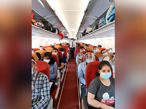 Indians in the special Air India flight. (Photo credit: official twitter)