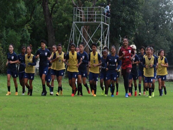 Indian Women's Football Team during practice session (Image: AIFF)