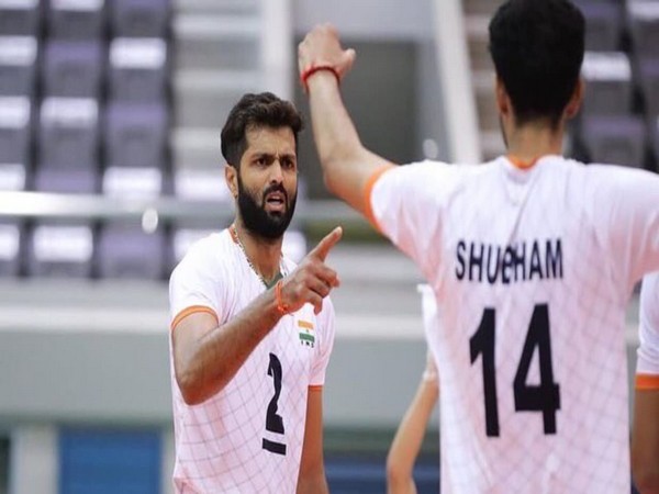 India beat Uzbekistan (Image Asian volleyball confederation) 