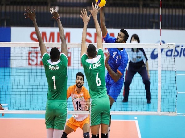 India beat Saudi Arabia (Image: Asian volleyball confederation)