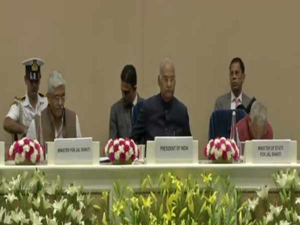 President Ram Nath Kovind at India Water Week-2019 (Photo/ANI)