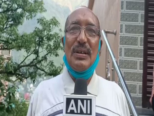 Kamal Raj of the Gorkha community in Pithoragarh, Uttarakhand speaking to ANI. (Photo/ANI)