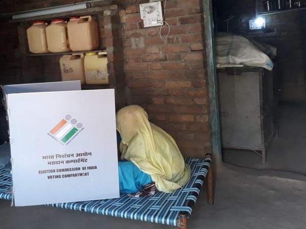 Voting for by-poll in Indore's Sanwer Vidhan Sabha seat being conducted on Thursday.