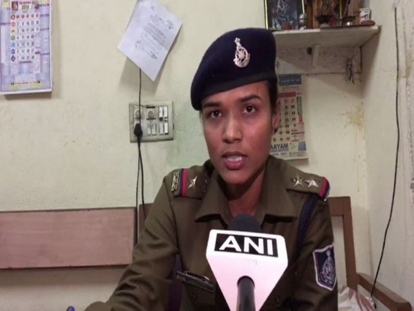 Sub-Inspector Jyoti Rajput talking to ANI in Indore. Photo/ANI