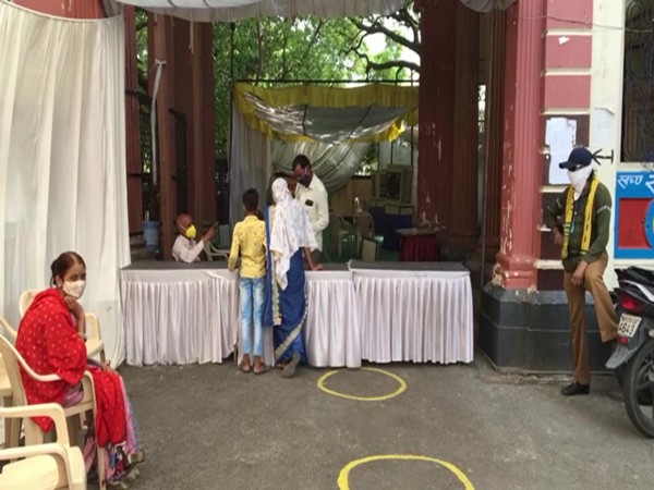 Visual of a vaccination centre in Indore. (Photo/ANI)