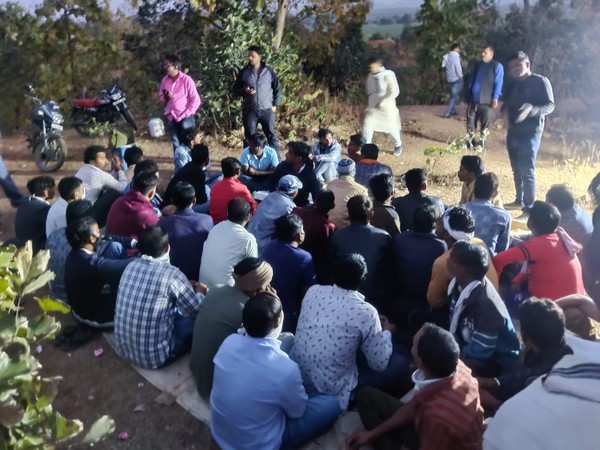 The arrested accused in Indore on Saturday. (Photo/ANI)