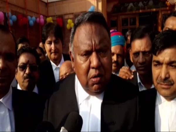 Chief Justice of Rajasthan High Court Indrajit Mahanty speaking to reporters in Jodhpur on Monday. Photo/ANI