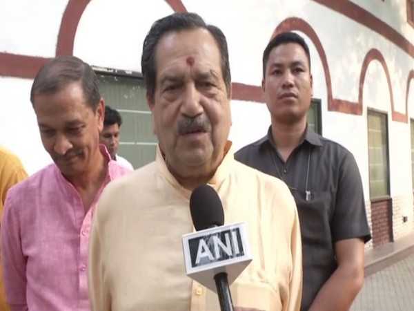 RSS leader Indresh Kumar speaking to ANI in New Delhi on Wednesday. Photo/ANI
