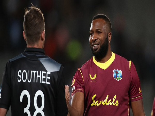 Kieron Pollard and Tim Southee (Photo/ ICC Twitter)