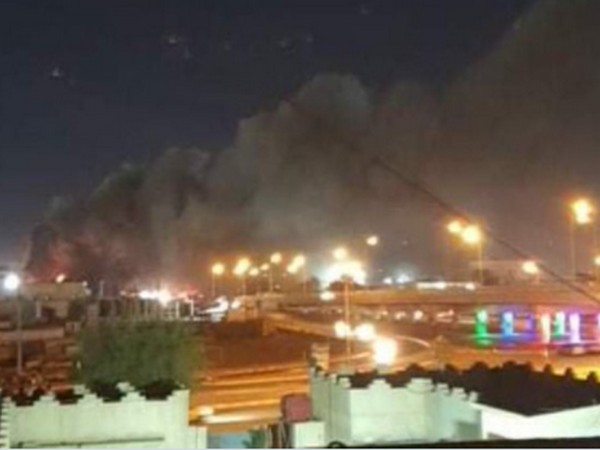 Fire breaks out at COVID-19 Imam Al-Hussein Hospital in southern Iraq (Photo Credit - Arab News)