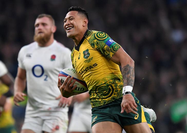 Australian rugby player Israel Folau 