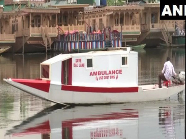 Floating ambulance by Tariq Ahmad Patloo in J-K's Srinagar