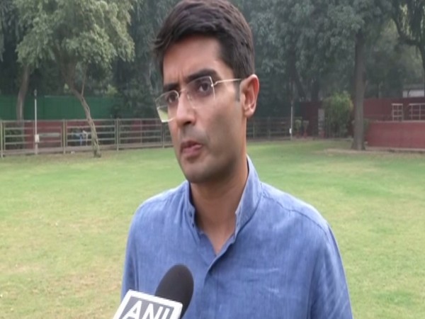 Congress national spokesperson Jaiveer Shergill talking to ANI on Thursday. Photo/ANI