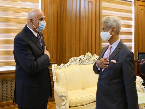 Speaker Zokirzoda Mahmadtohir Zoir of Tajikistan and EAM S Jaishankar